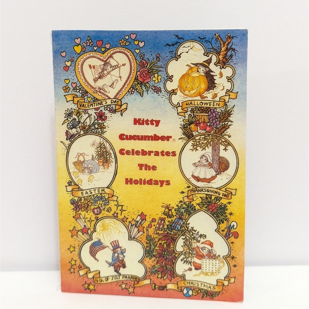 Kitty Cucumber Visits The City Jim Lillemoe 1985 Illustrated Merrimack Mini Book